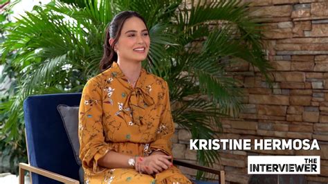 The Interviewer Presents: Kristine Hermosa .